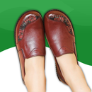 Loafers with Floral Pattern and Comfortable Width