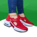 Orthopedic sneakers for walking for women.