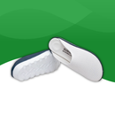 Orthopedic sandals white non-slip