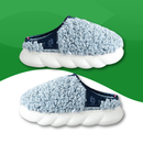 Orthopedic slippers for women in fur for the home