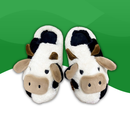 Orthopedic flip flops with Cow Head Pattern for Men