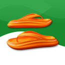 Orthopedic slides for men for the beach