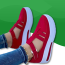 Orthopedic Shoes with Platform Sole and Sneaker Style for Women